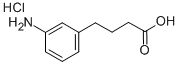 4-(3-アミノフェニル)酪酸, 塩酸塩 化学構造式