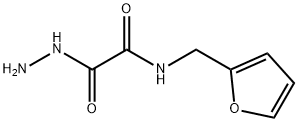 N-(2-furylmethyl)-2-hydrazinyl-2-oxo-acetamide 结构式