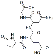 pyroglutamyl-glutamyl-asparaginyl-glycine 结构式