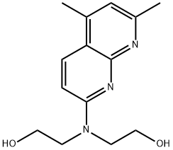 2-[(5,7-dimethyl-1,8-naphthyridin-2-yl)-(2-hydroxyethyl)amino]ethanol|