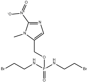 N,N'-双(2-溴乙基)二氨基膦酸 (1-甲基-2-硝基-1H-咪唑-5-基)甲酯,918633-87-1,结构式