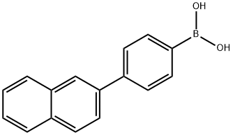 4-(萘-2-)苯硼酸,918655-03-5,结构式
