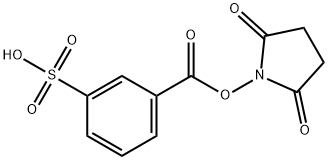 Benzoic acid, 3-sulfo-, 2,5-dioxo-1-pyrrolidinyl ester Structure