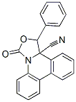 3H-Oxazolo[3,4-f]phenanthridine-12b(1H)-carbonitrile,  3-oxo-1-phenyl- Structure