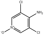 3,5-二氯-4-氨基吡啶氮氧化物 结构式