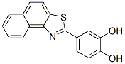 2-(3,4-dihydroxyphenyl)naphtho(1,2-d)thiazole 结构式