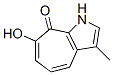 Cyclohepta[b]pyrrol-8(1H)-one, 7-hydroxy-3-methyl- (7CI) 结构式