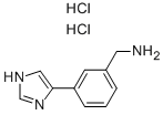 3-(1H-IMIDAZOL-4-YL)-BENZYLAMINE 2HCL Structure