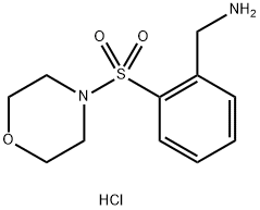2-(MORPHOLINOSULFONYL)BENZYLAMINE HYDROCHLORIDE Struktur