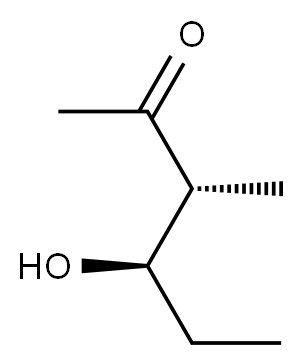 2-Hexanone, 4-hydroxy-3-methyl-, (R*,R*)- (9CI) 结构式