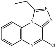 4-氯-1-乙基-[1,2,4]三唑并[4,3-A]喹喔啉, 91895-40-8, 结构式