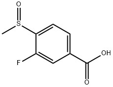 3-Fluoro-4-methylsulfinylbenzoic acid
