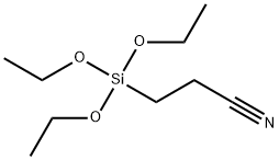 2-氰基乙基三乙氧基硅烷,919-31-3,结构式