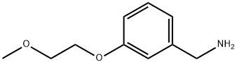 1-[3-(2-methoxyethoxy)phenyl]methanamine(SALTDATA: FREE) Structure