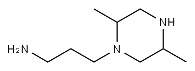 1-Piperazinepropanamine,2,5-dimethyl-(9CI) 结构式
