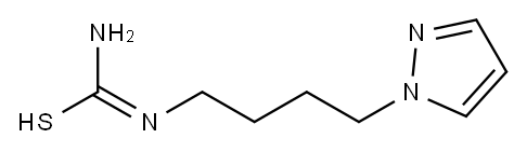 4-pyrazolylbutylisothiourea Structure