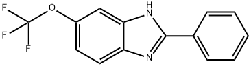 1H-BENZIMIDAZOLE, 2-PHENYL-6-(TRIFLUOROMETHOXY)- Structure