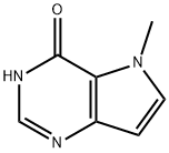 5-METHYL-5H-PYRROLO[3,2-D]PYRIMIDIN-4-OL Structure