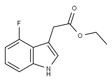 4-氟-3-吲哚乙酸乙酯, 919295-78-6, 结构式