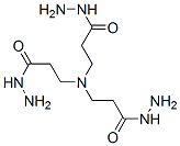 N,N-ビス(3-ヒドラジノ-3-オキソプロピル)-β-アラニンヒドラジド 化学構造式