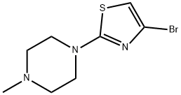 2-(4-METHYLPIPERAZIN-1-YL)-4-BROMOTHIAZOLE Structure