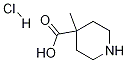 4-Methyl-4-piperidinecarboxylic Acid Hydrochloride Struktur