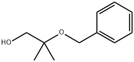 2-ベンジルオキシ-2-メチルプロパン-1-オール 化学構造式