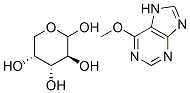 6-デアミノ-6-メトキシ-2'-デオキシ-2'β-ヒドロキシアデノシン 化学構造式