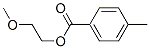 2-methoxyethyl 4-methylbenzoate 化学構造式