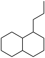 alpha-n-Propyldecalin 化学構造式