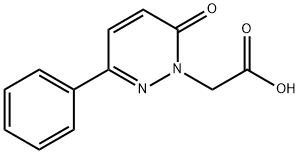 (6-オキソ-3-フェニルピリダジン-1(6H)-イル)酢酸 化学構造式