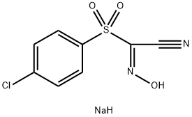 SODIUM (4-CHLOROPHENYL)[2-NITRILO(OXIDO)ETHANIMIDOYL]DIOXO-LAMBDA6-SULFANE Structure