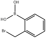 2-(ブロモメチル)フェニルボロン酸 化学構造式