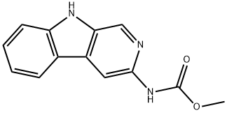 3-(methoxycarbonyl)amino-beta-carboline Structure