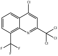 4-氯-2-三氯甲基-8-三氯甲基喹啉 结构式