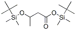 Butanoic acid, 3-[(tert-butyldimethylsilyl)oxy]-, tert-butyldimethylsi lyl ester Struktur