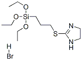 4,5-dihydro-2-[[3-(triethoxysilyl)propyl]thio]-1H-imidazole monohydrobromide Struktur