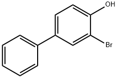 3-BROMO-4-HYDROXYDIPHENYL, 92-03-5, 结构式