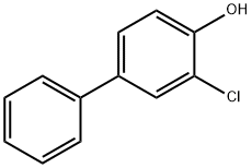 2-氯-4-苯基苯酚, 92-04-6, 结构式