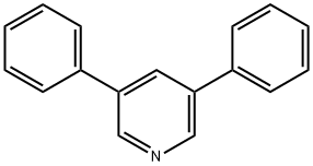 3,5-ジフェニルピリジン 化学構造式