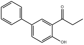 1-(4-羟基-[1,1'-双苯基]-3-基)丙烷-1-酮 结构式