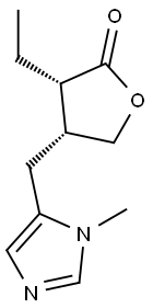 毛果芸香碱,92-13-7,结构式