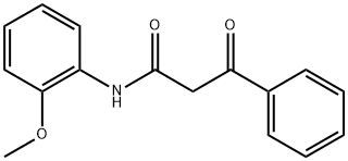2-benzoyl-2'-methoxyacetanilide Struktur