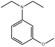 N,N-二乙基-3-甲氧基苯胺,92-18-2,结构式