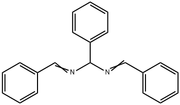 N,N'-ジベンジリデンフェニルメタンジアミン 化学構造式