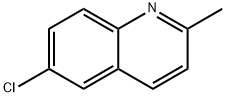 6-CHLORO-2-METHYLQUINOLINE Structure