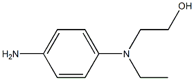 N-エチル-N-(2-ヒドロキシエチル)-p-フェニレンジアミン 化学構造式