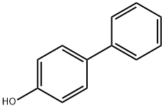 4-フェニルフェノール 化学構造式