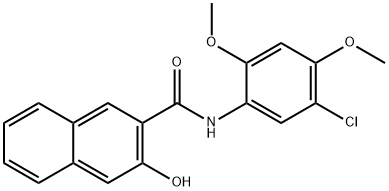 色酚 AS-ITR, 92-72-8, 结构式