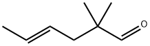 4-Hexenal, 2,2-dimethyl-, (E)- Structure